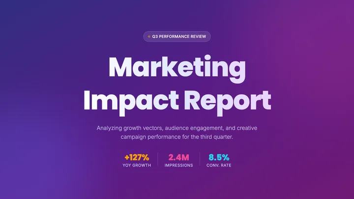 Marketing Report
