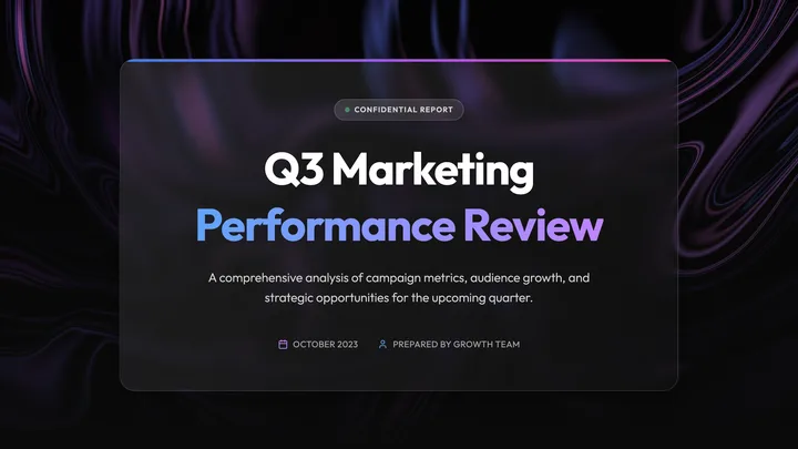 Marketing Report