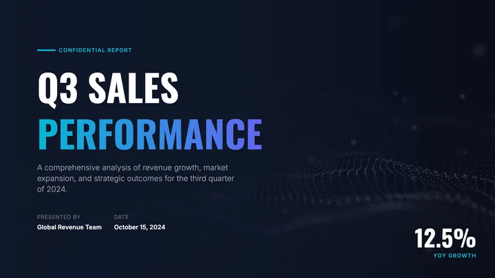 Sales Report