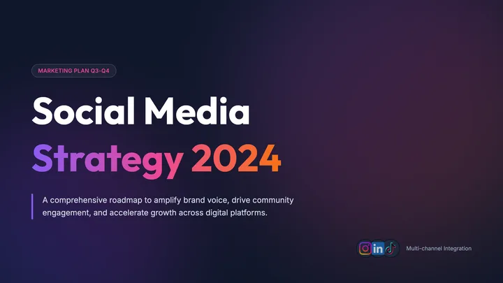 Social Media Plan