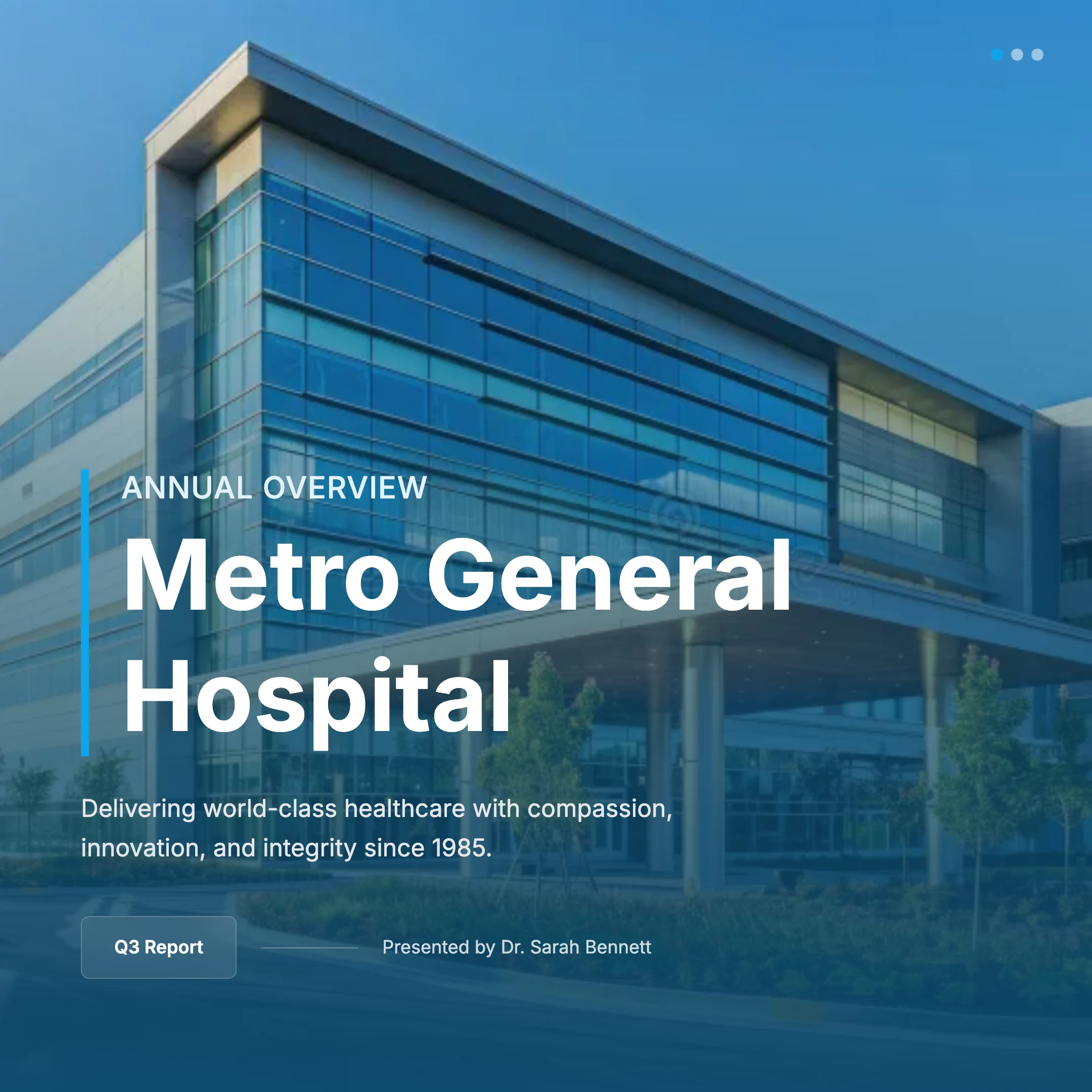 Hospital Presentation: cover
