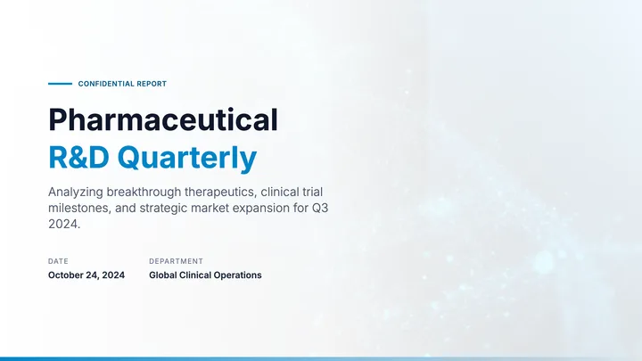 Pharmaceutical Report