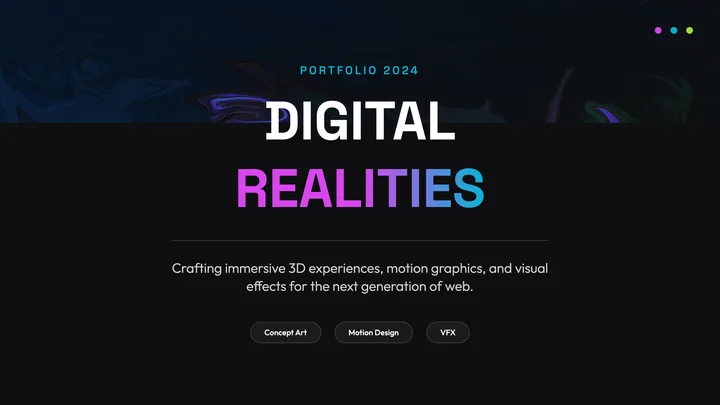 3D Portfolio