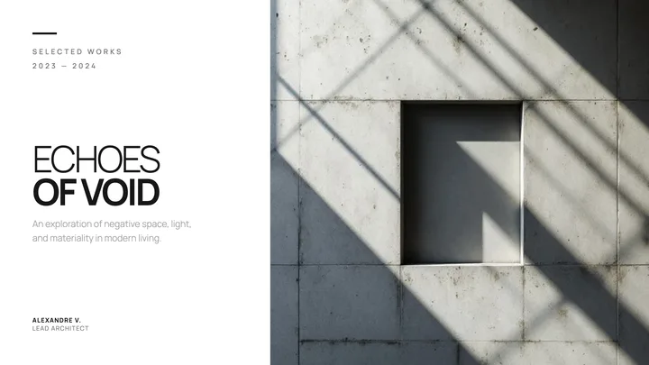 Architecture Portfolio