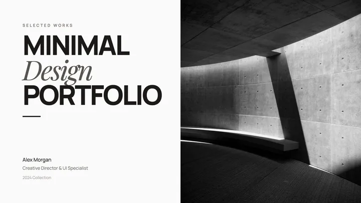 Minimal Design Portfolio