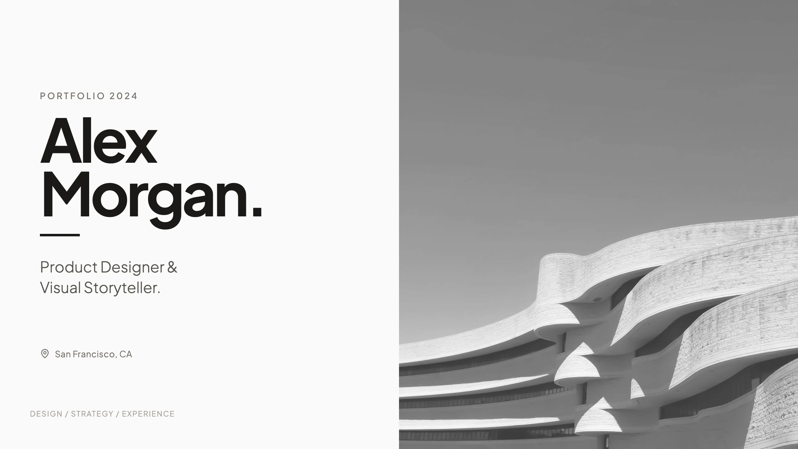 Minimal Portfolio: cover