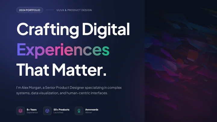 Product Design Portfolio