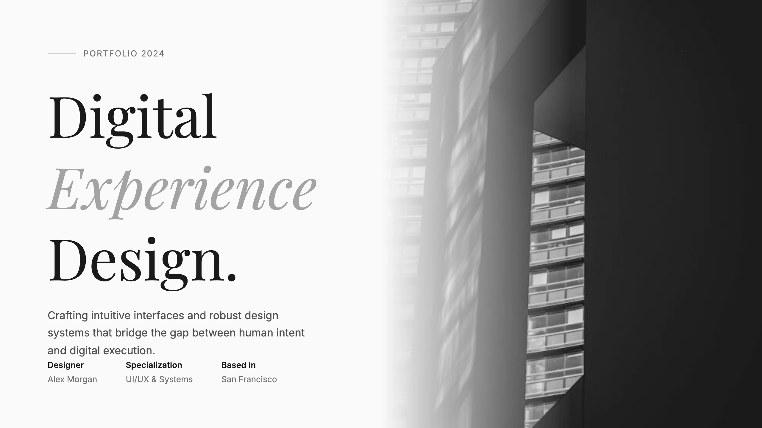 Website Portfolio: cover