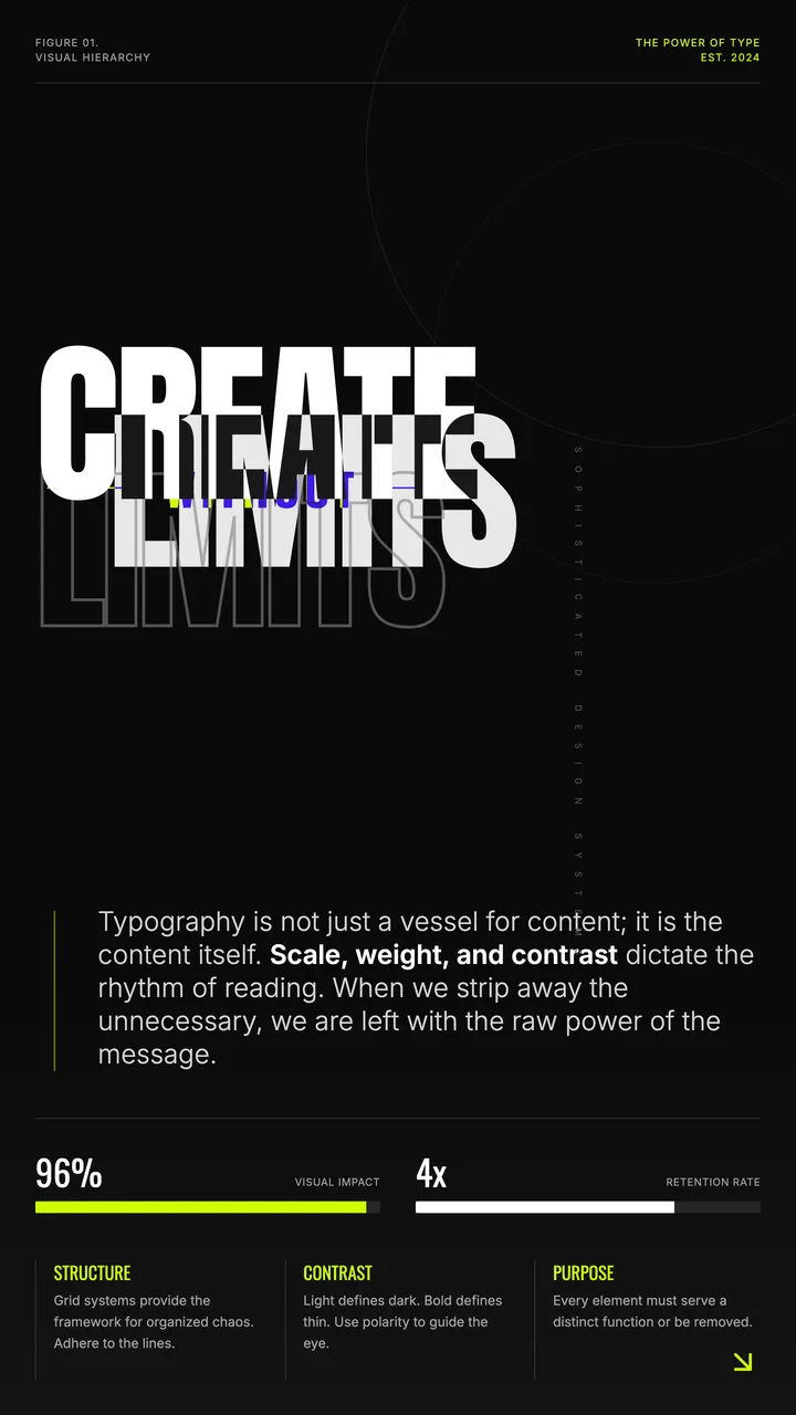Bold Text Poster