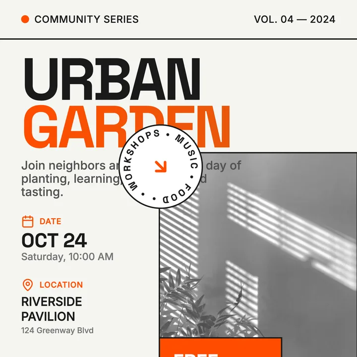 Community Event Poster