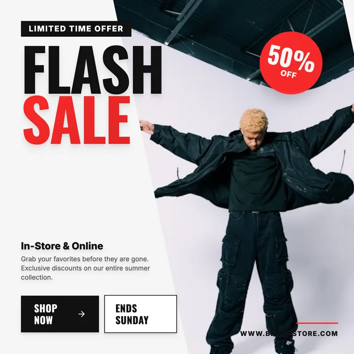 Flash Sale Poster