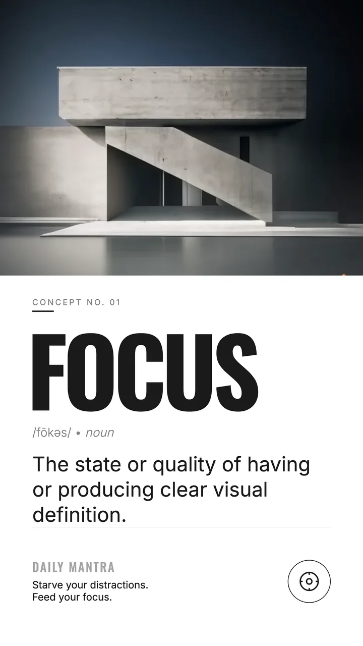 Focus Poster