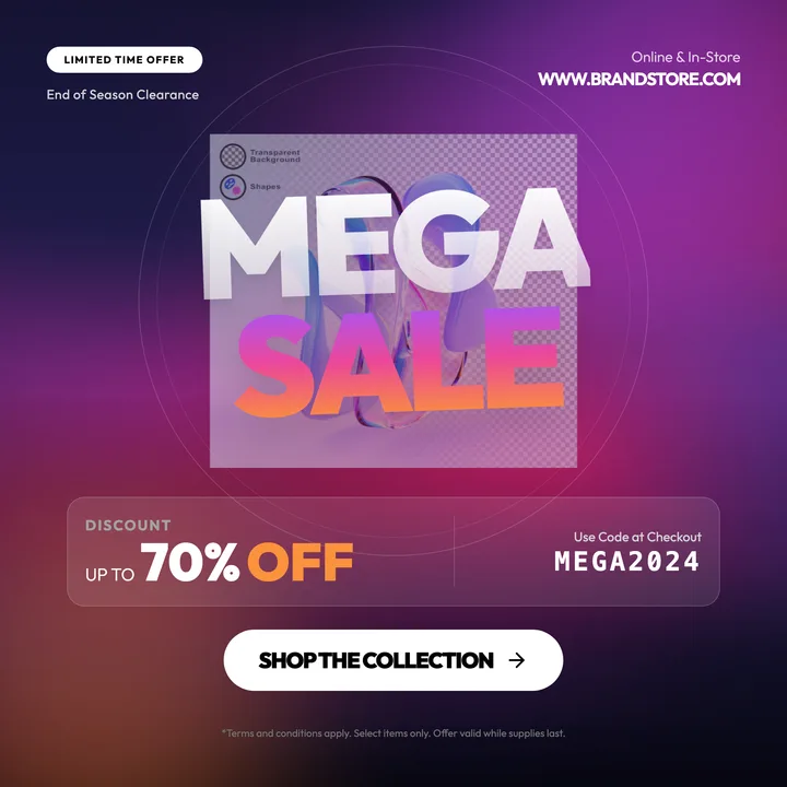 Mega Sale Poster
