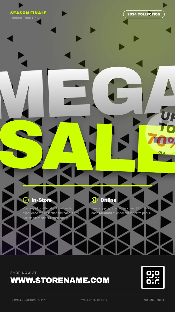 Mega Sale Poster