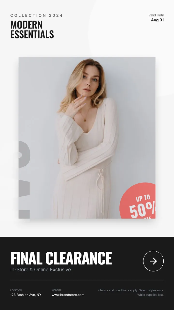 Shop Sale Poster