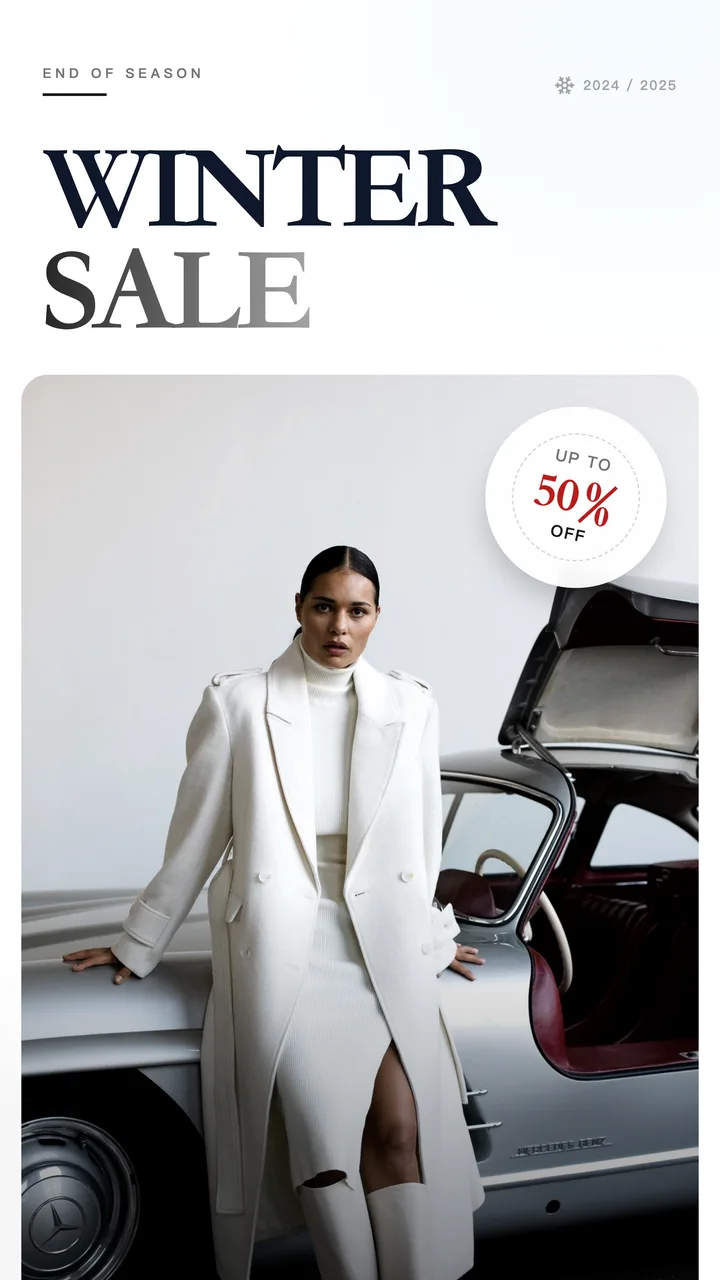 Winter Sale Poster