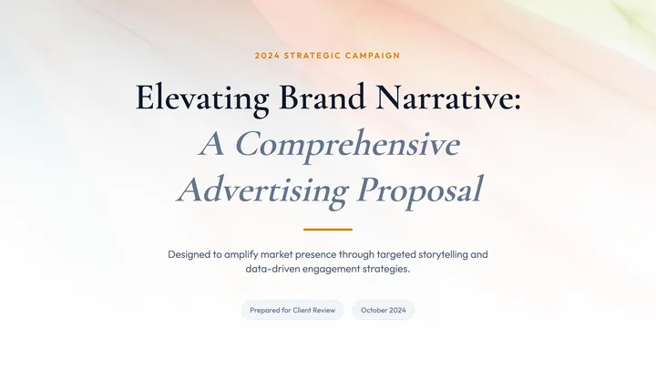 Advertising Proposal