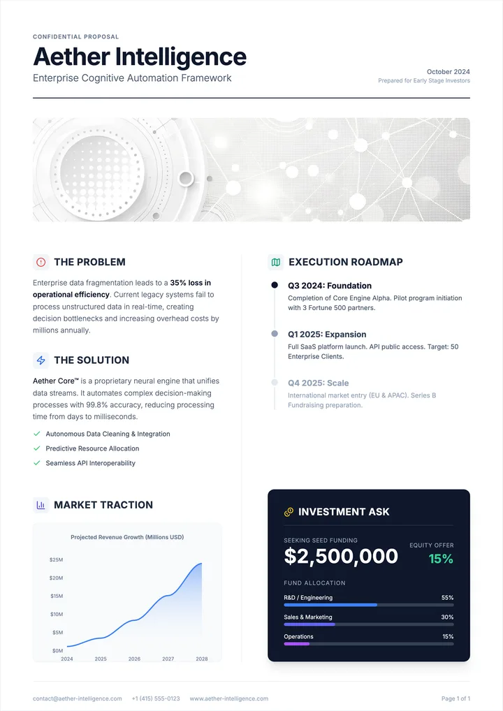 AI Startup Proposal