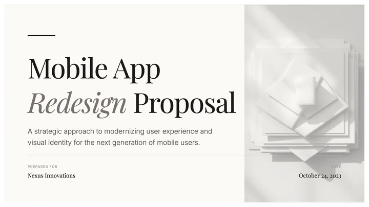 App Design Proposal