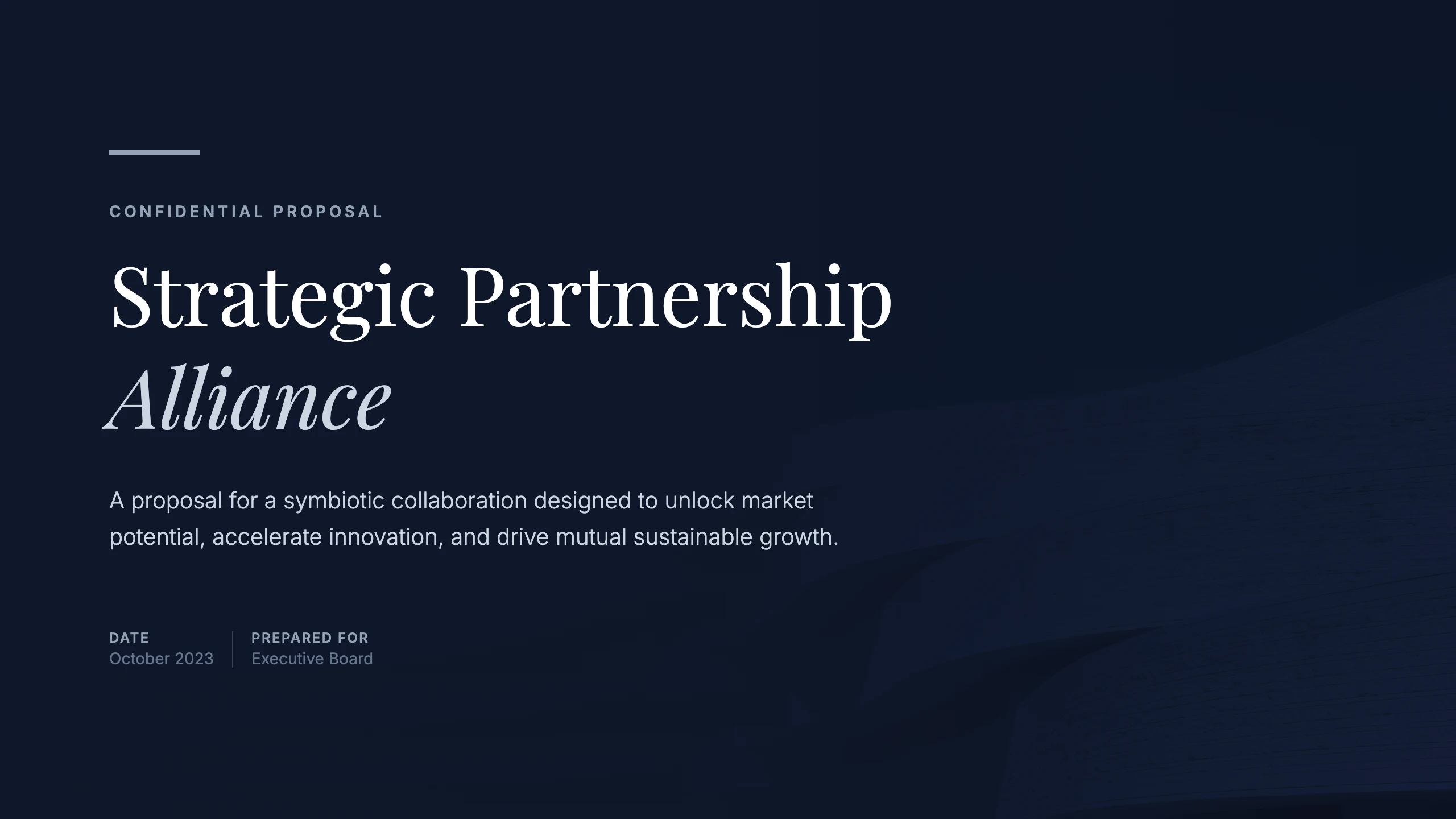 Business Partnership: cover