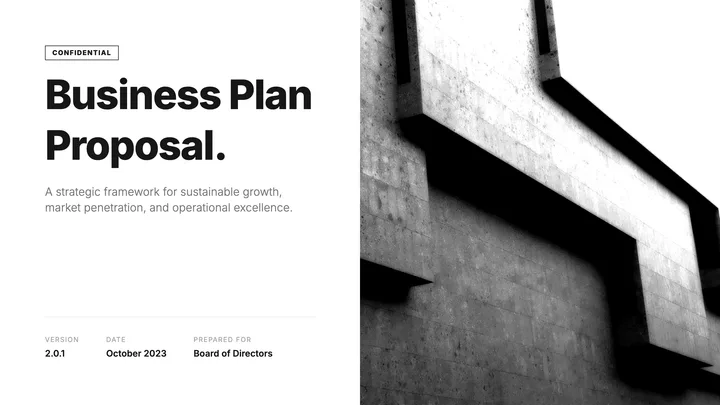Business Plan Proposal