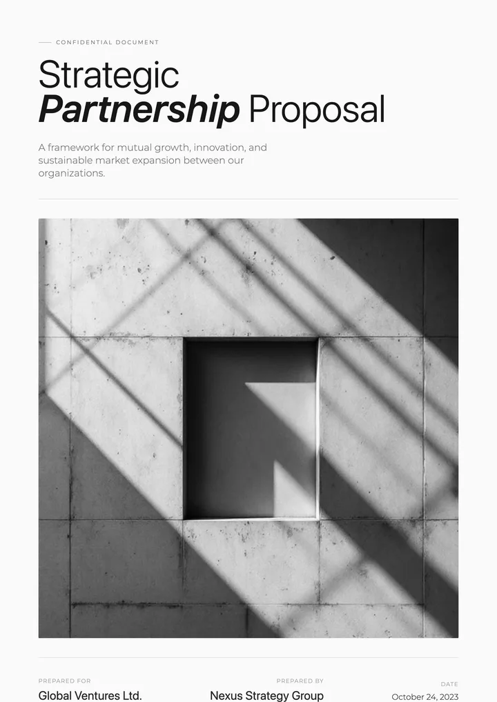 Collaboration Proposal