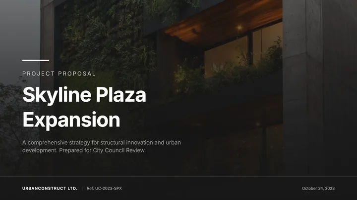 Construction Proposal