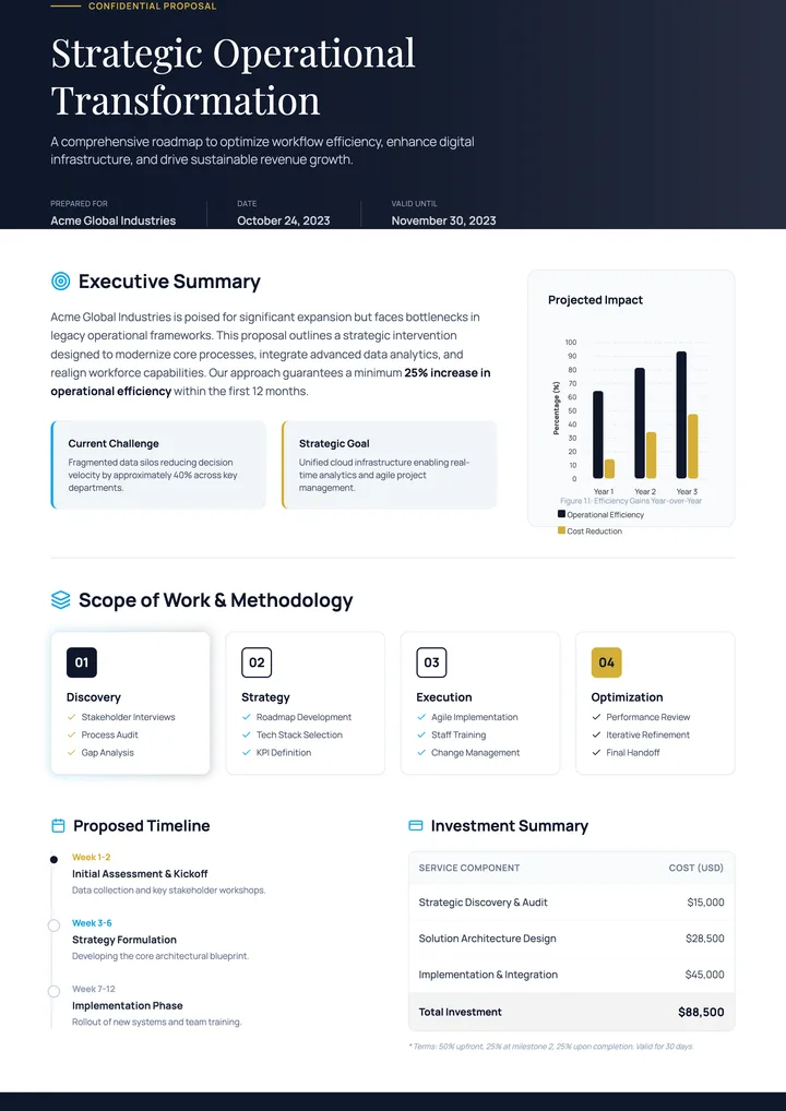 Consulting Proposal