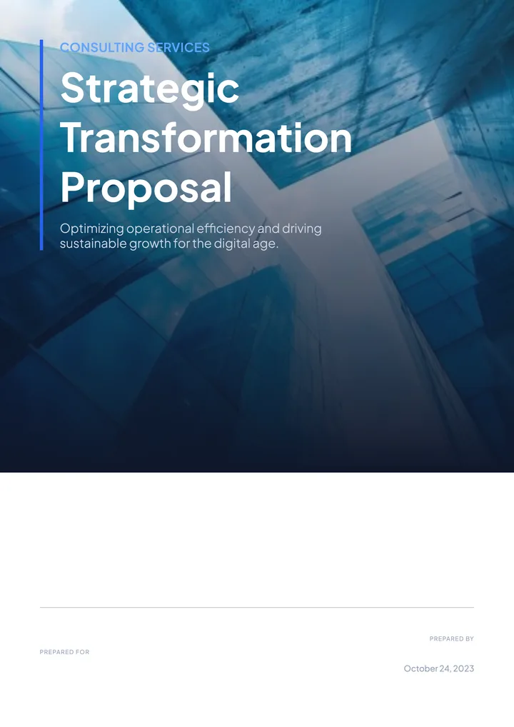 Consulting Proposal