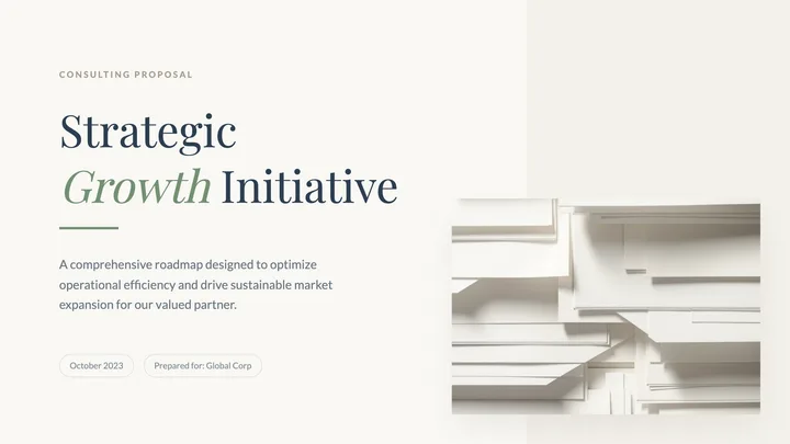 Consulting Proposal