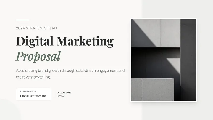 Digital Marketing Proposal
