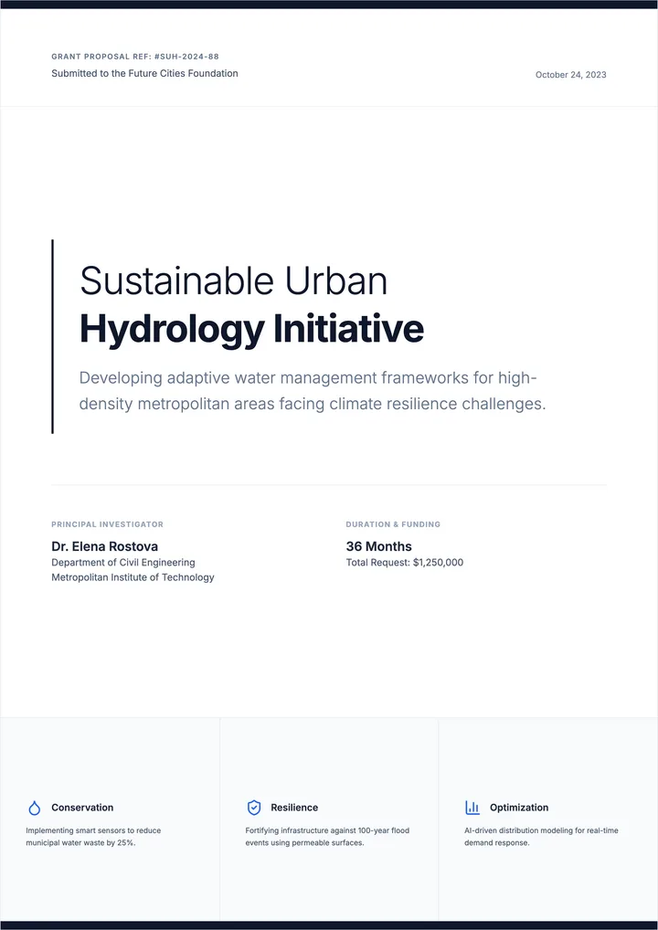 Foundation Proposal