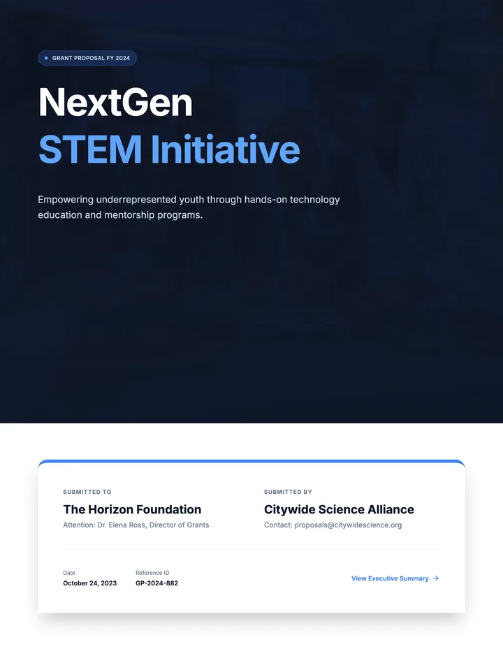 Foundation Proposal