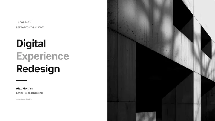 Freelance Proposal