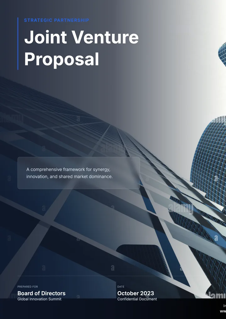 Joint Venture Proposal
