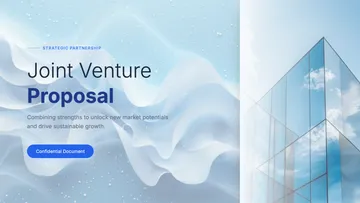 Joint Venture Proposal