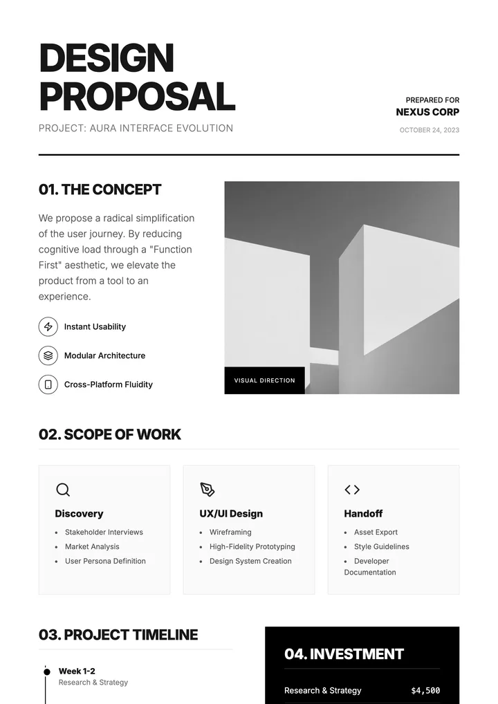 Product Design Proposal