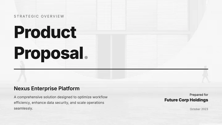 Product Proposal