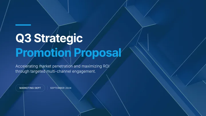 Promotion Proposal