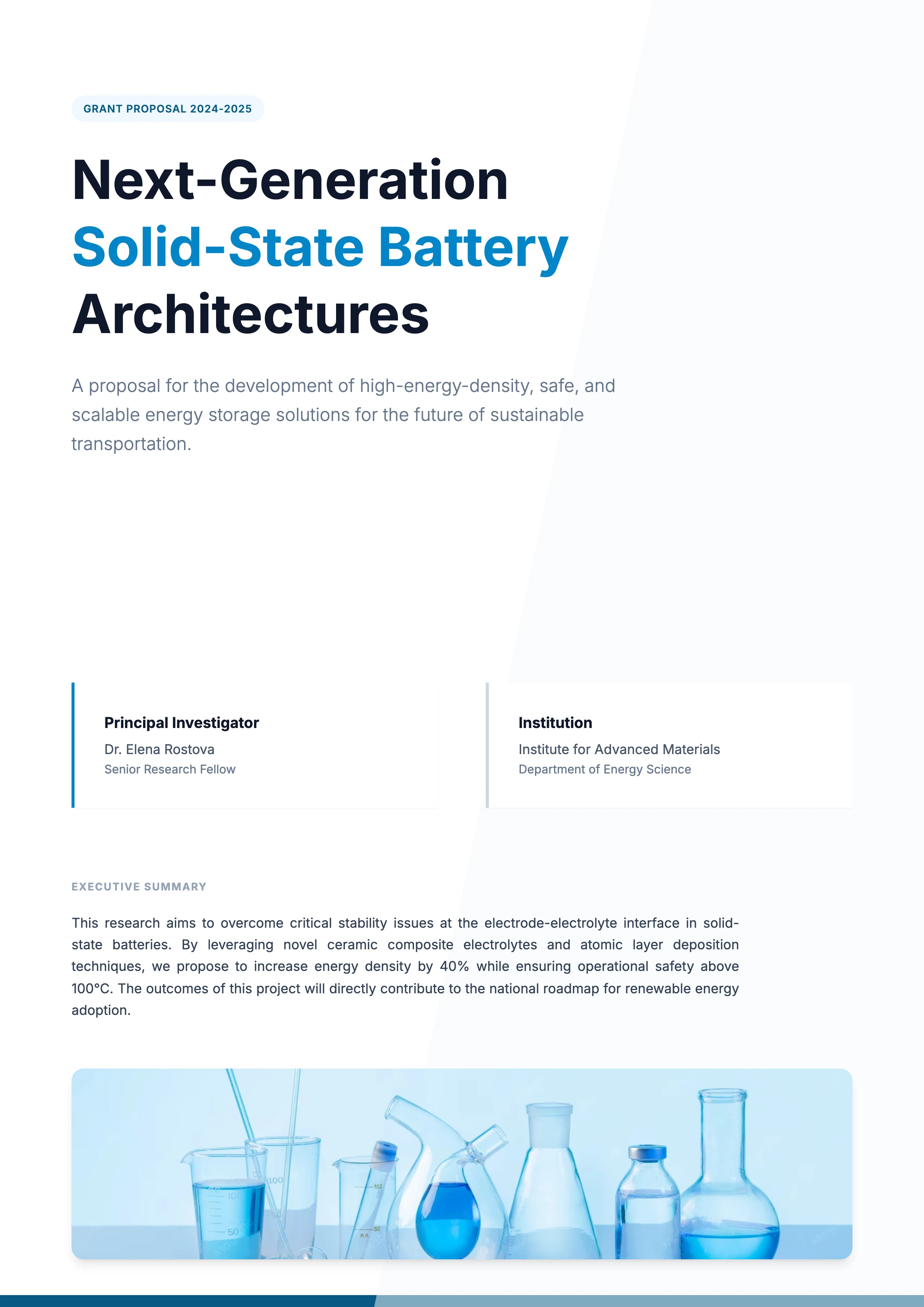 Research Grant: cover
