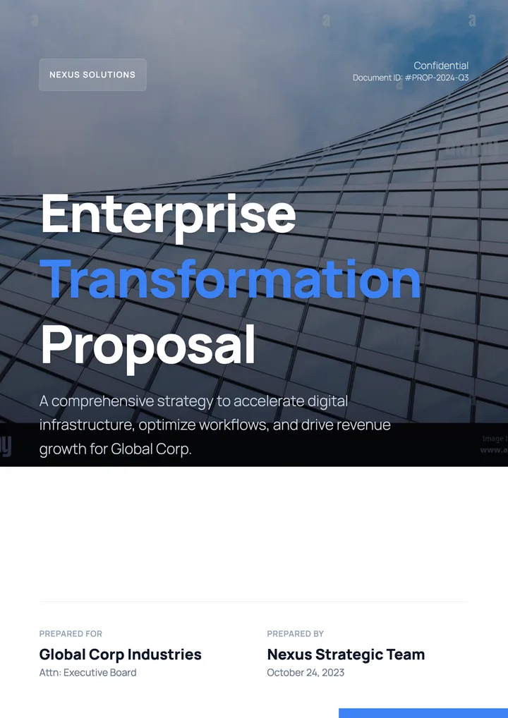 Sales Proposal