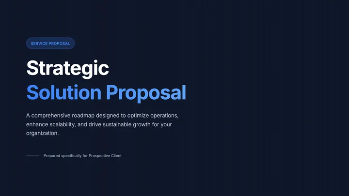 Solution Proposal