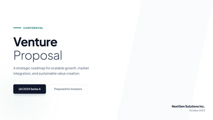 Venture Proposal