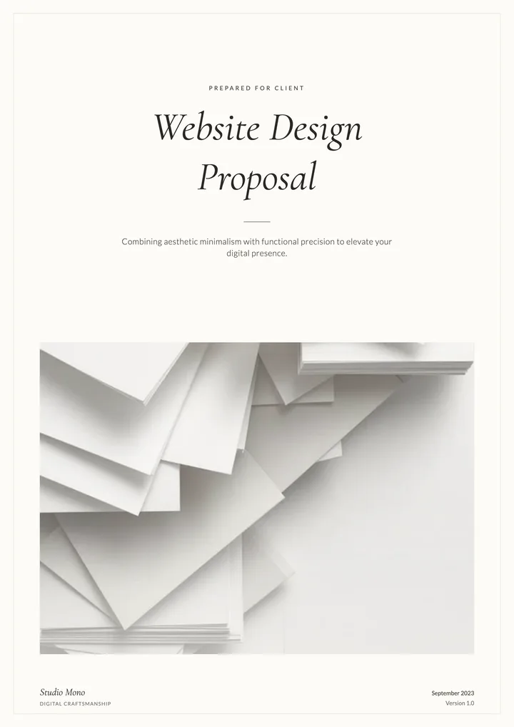 Website Design Proposal