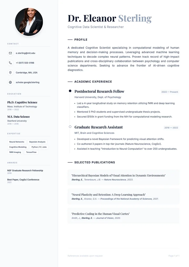 Academic CV