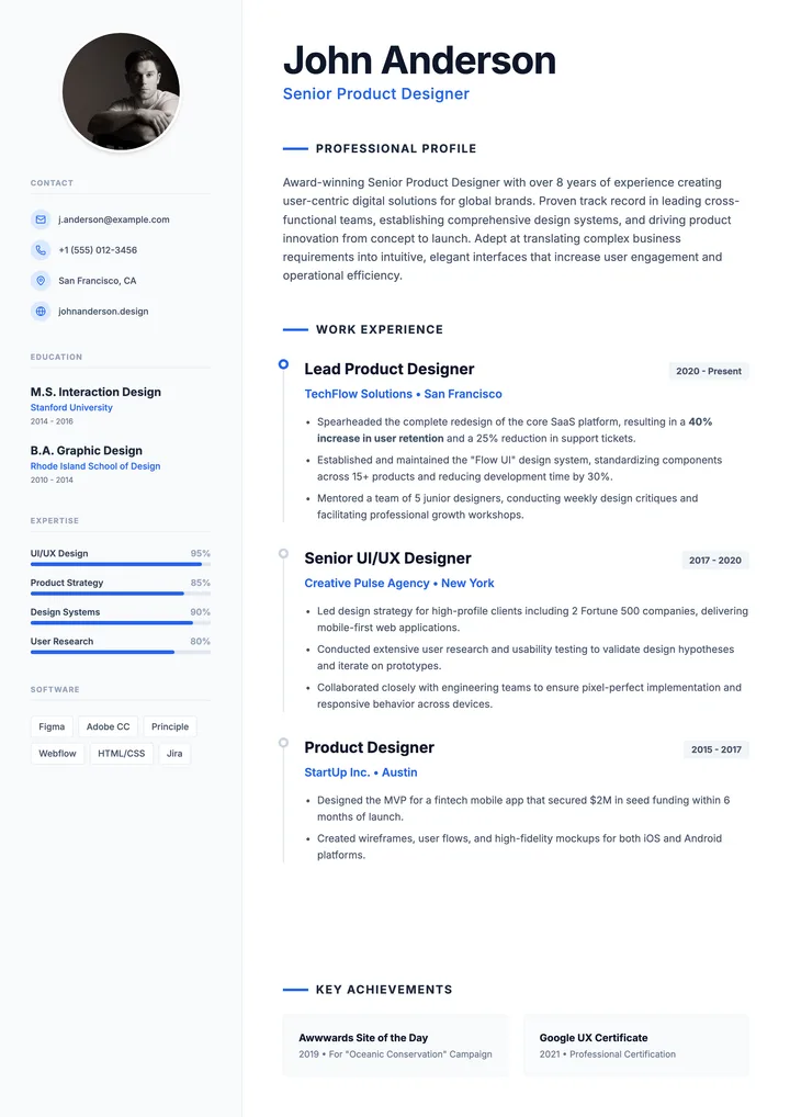 Compact Resume