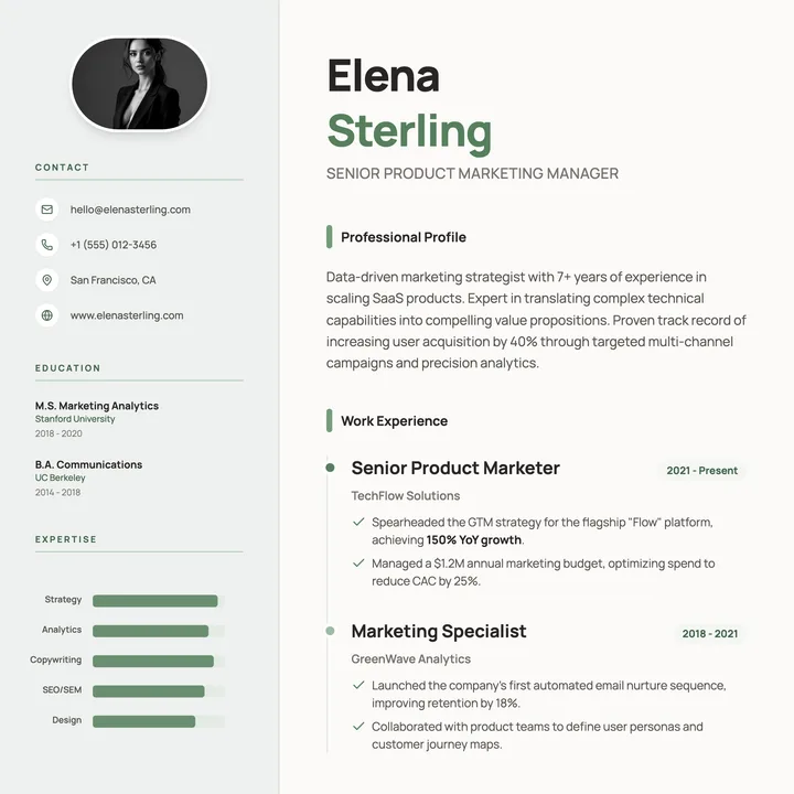 Compact Resume
