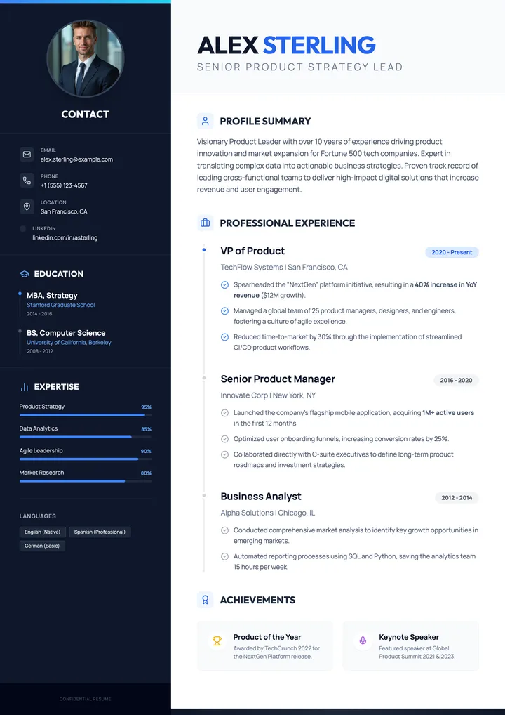 Corporate Resume