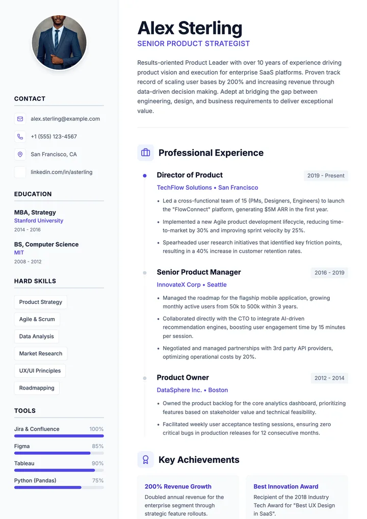 Corporate Resume