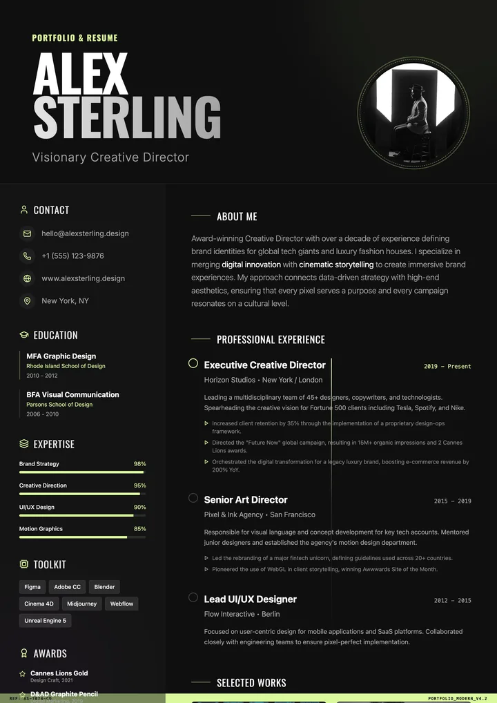 Creative Director Resume